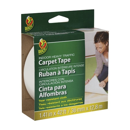 Duck Brand Duck 1.41 in. W X 42 ft. L Polyester Indoor Carpet Tape 286375